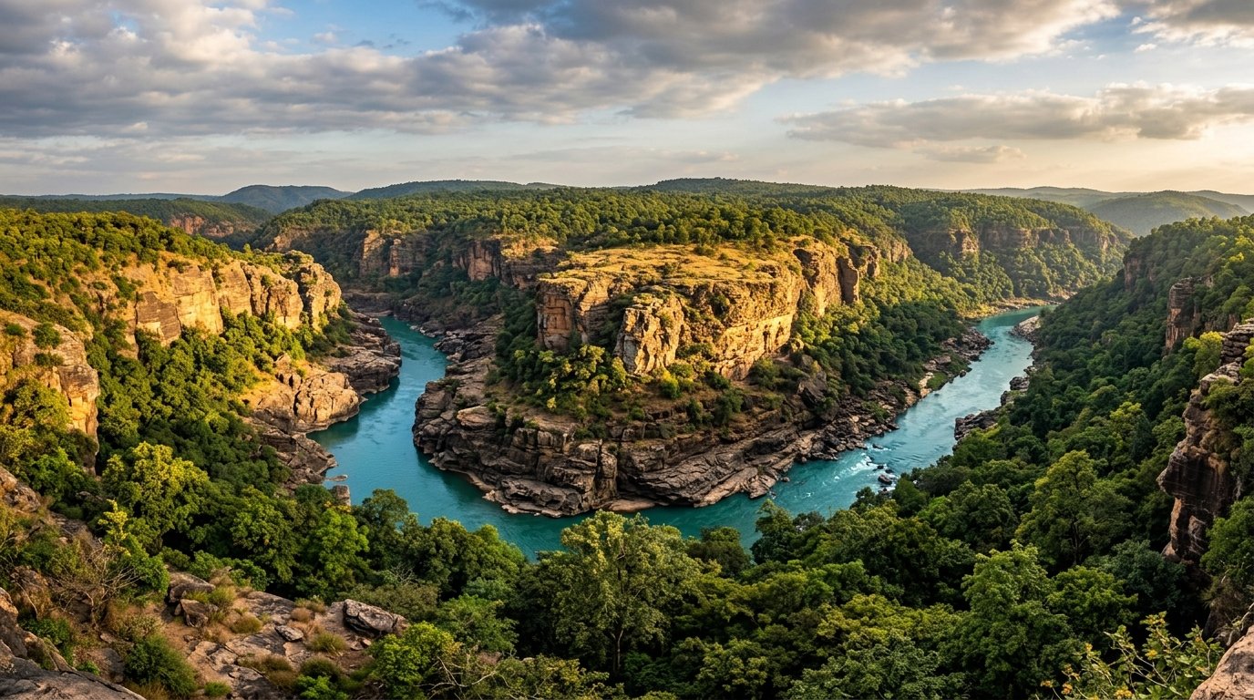 Panna National Park & Ken River Gorge near Khajuraho