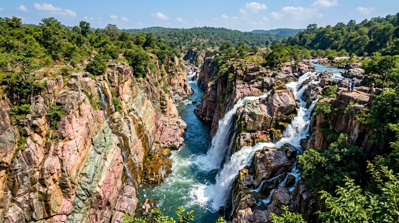 Raneh Falls Grand Canyon of India near Khajuraho