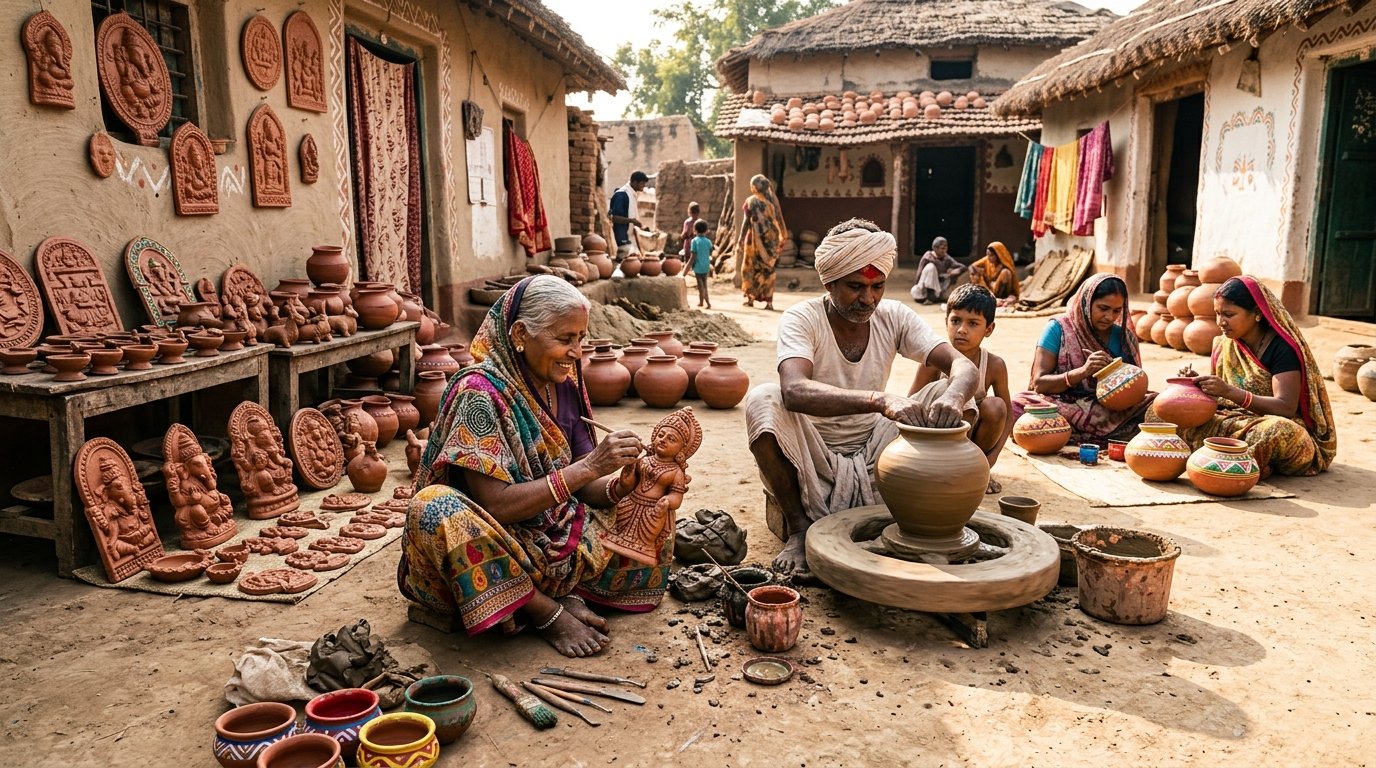Rural Artisans and Terracotta Pottery in Khajuraho